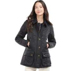 Barbour Beadnell Polarquilt Women's Navy Quilted Coat US Size 2